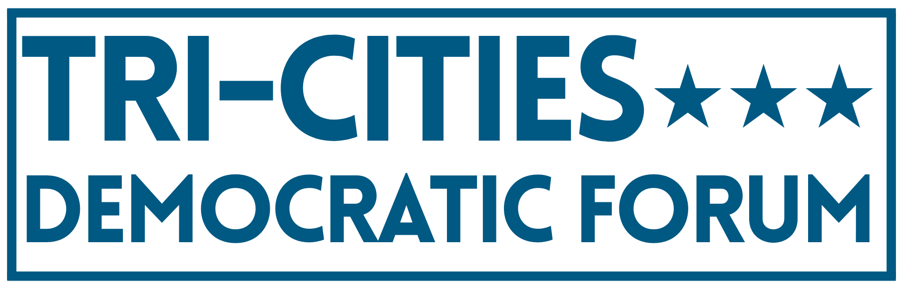 Tri-Cities Democratic Forum logo